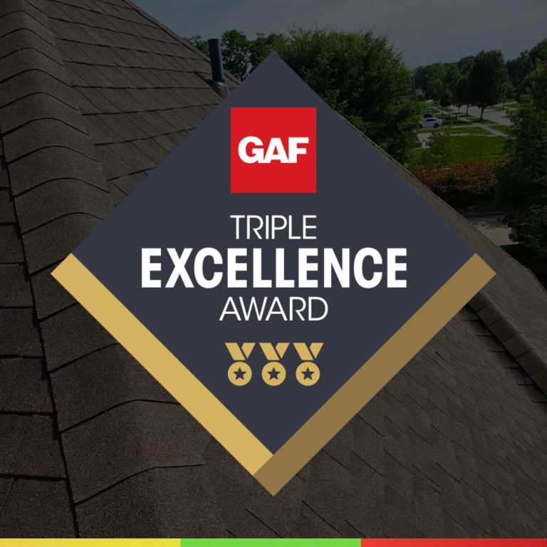 Awarded GAF Triple Excellence Award