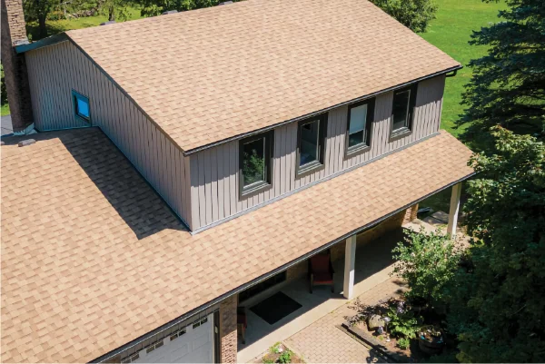 exterior renovation of casement windows and doors, siding and roofing in Orangeville